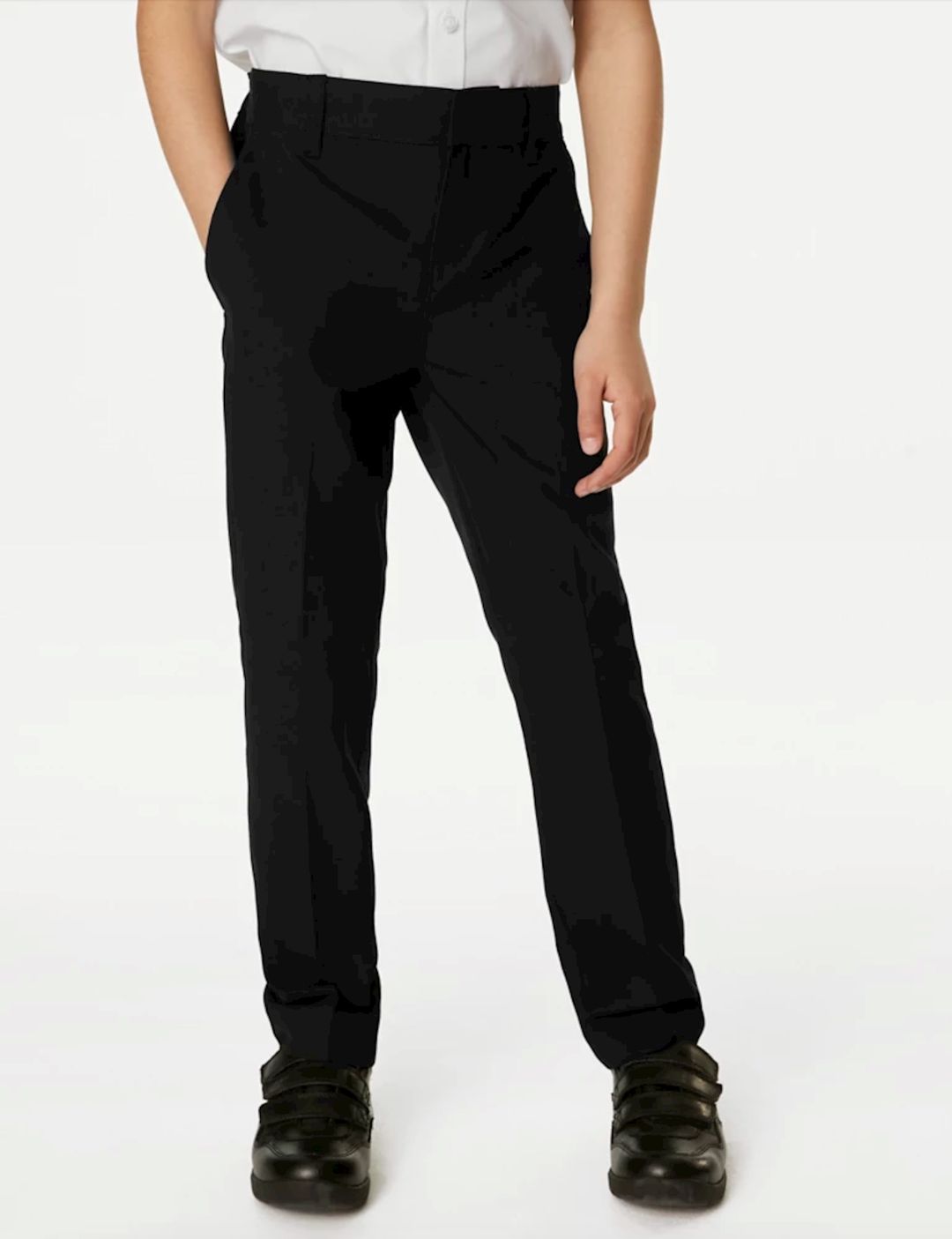 Oğlanlar üçün məktəbli şalvarı Marks & Spencer school trousers, qara, polyester/viskoz, ölçü 11 yaş — Mallar, Bakı (3)