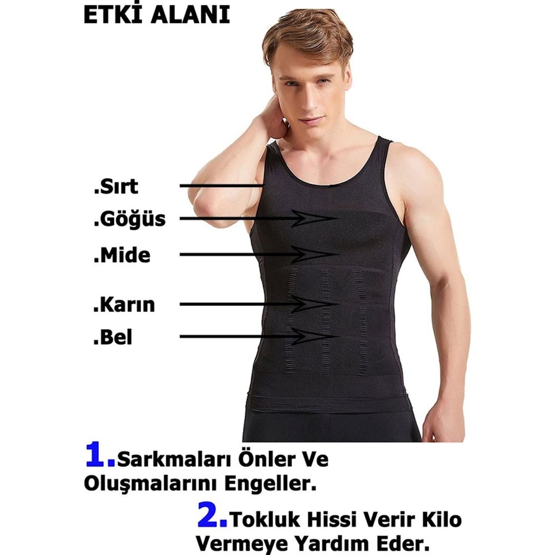 Kişilər üçün korset-mayka MyKorse Form S-103641390, qara, poliamid/elastan, ölçü L — Mallar, Bakı (2)