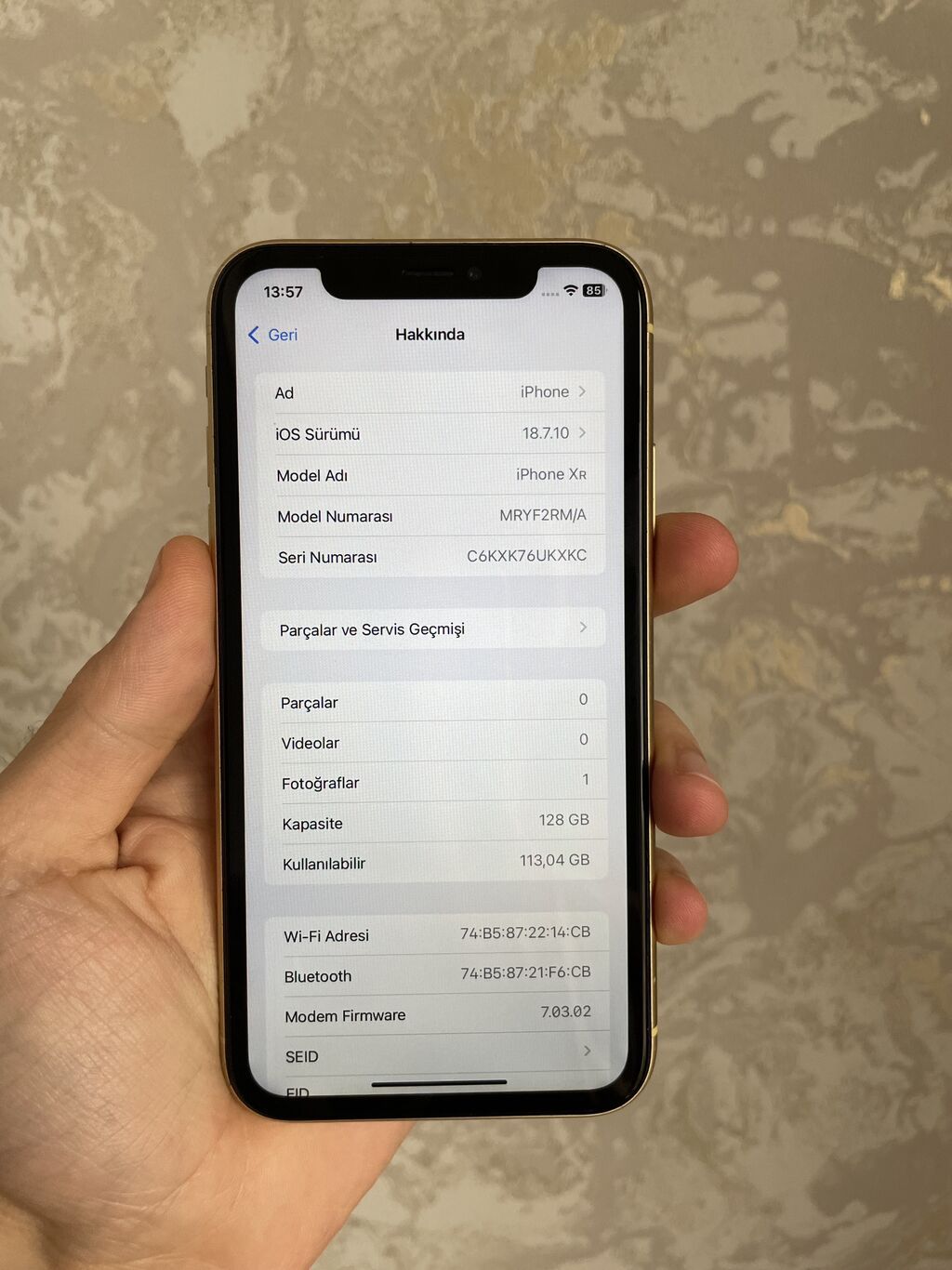 IPhone Xr, 128 GB, Sarı, Simsiz şarj, Face ID — Apple iPhone, Bakı (3)