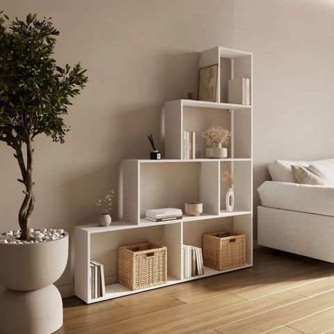 Stellaj Melli, ağ, Ldsp, 180x21x150 sm - 3563_M-3MelliWh — Bakı