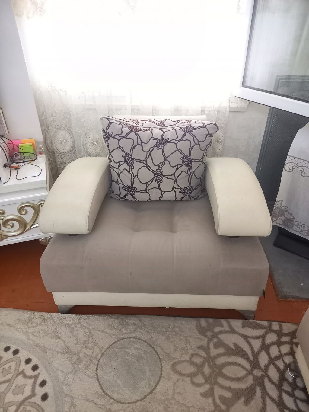İşlənmiş, Klassik divan, 2 kreslo, Bazasız, Açılmayan — Yumşaq mobilya dəstləri, Bakı (3)