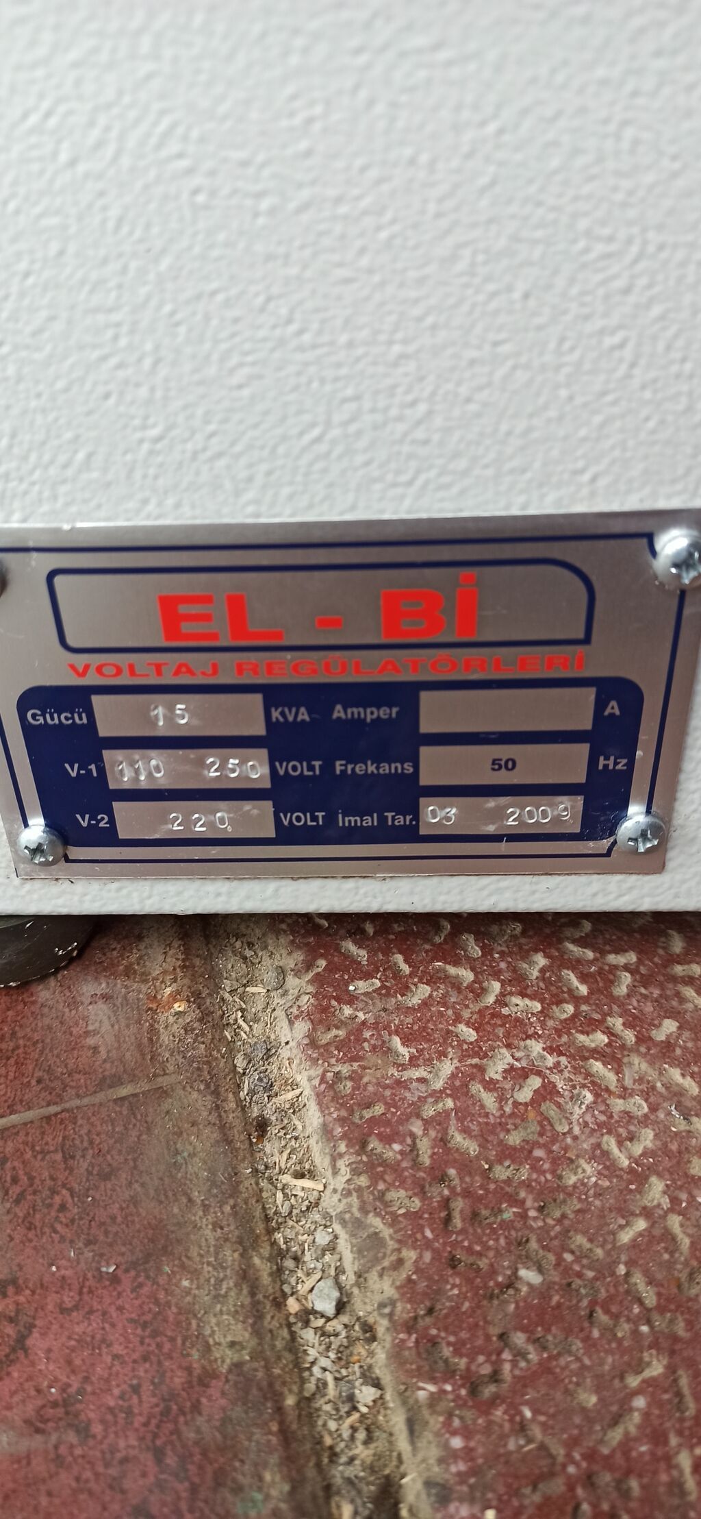 El-bi A.C. Voltage Regulator – Servo Kontrol - Model: El-bi “Voltaj — Gərginlik stabilizatoru, Sumqayıt (2)
