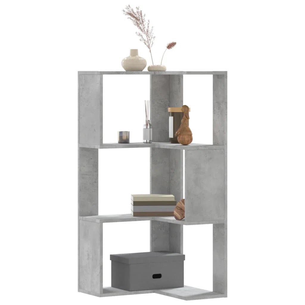 Stellaj bucaq, boz, Ldsp, 102x20x50 sm - 3563_L-4StelCornBet — Mallar, Bakı (3)