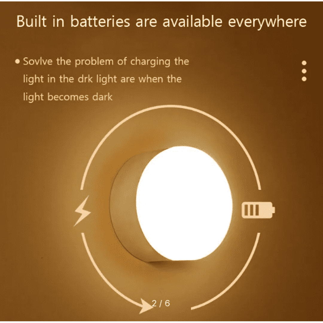 LED sensorlu gecə işığı, 3 rejim, müxtəlif rənglər — Ehtiyat hissələri, Bakı
