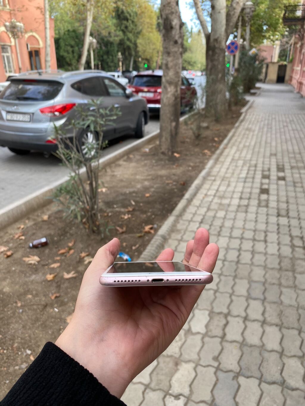 IPhone 7 Plus, Rose Gold, Qırıq — Apple iPhone, Gəncə (5)