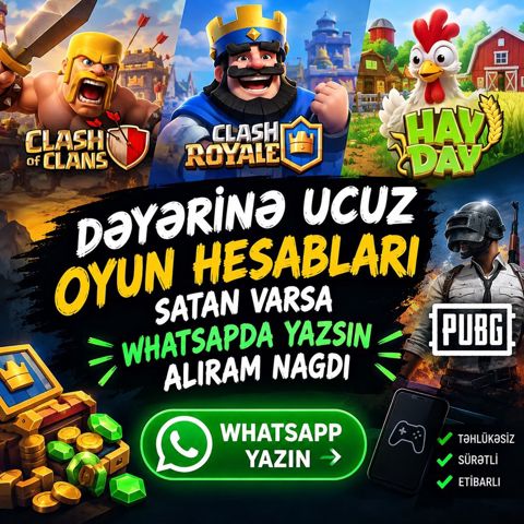 Oyun hesablari — Razılaşma yolu ilə · Bakı · Oyunlar, konsollər və proqramlar Oyun hesablari — Bakı