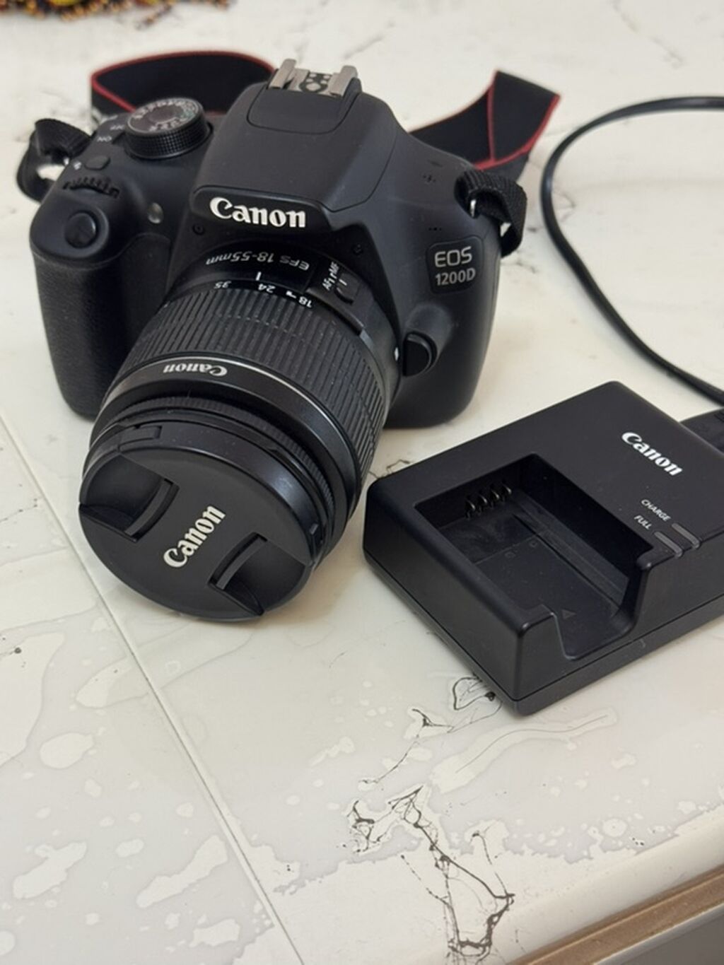 Canon EOS 1200D Dslr fotoaparat Satılır İçinda her şey var — Fotoaparat, Bakı (6)
