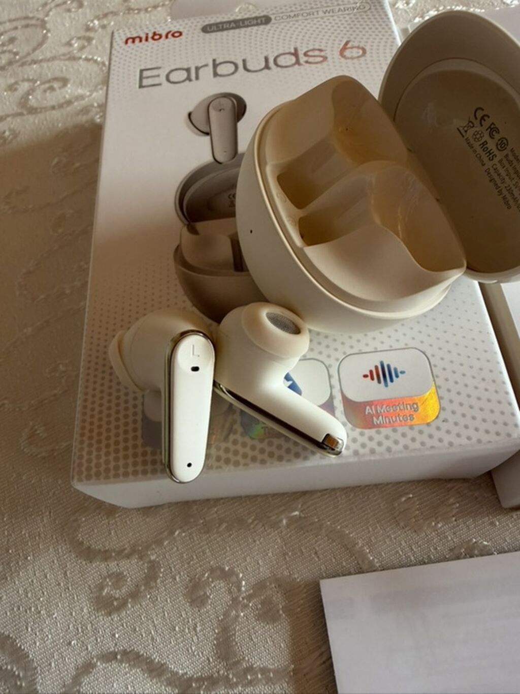 Yeni Simsiz (Bluetooth) Qulaqcıqlar, rəng - Bej — Qulaqcıqlar, Bakı (4)
