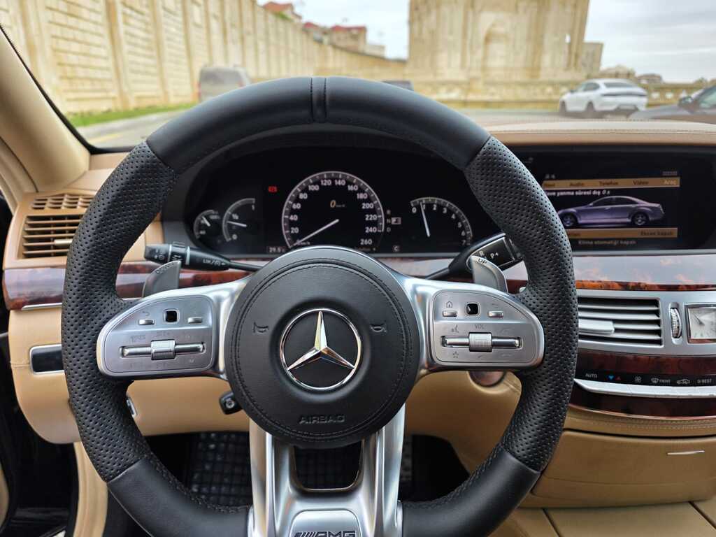 Mercedes S 550, 5.5 L, 2006 il, 181 000 km — Avtomobillər, Bakı (5)
