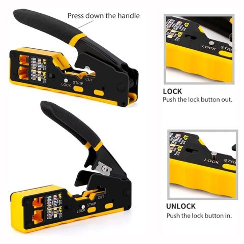 Zoerax Professional Şəbəkə Kabel Kəlbətini (Crimping Tool) Genpower — Bakı