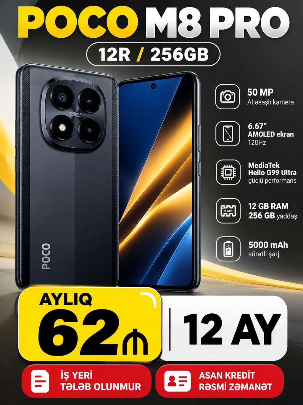 IPhone 18 Pro, 256 GB, Bordo, Kredit — Apple iPhone, Digah (2)
