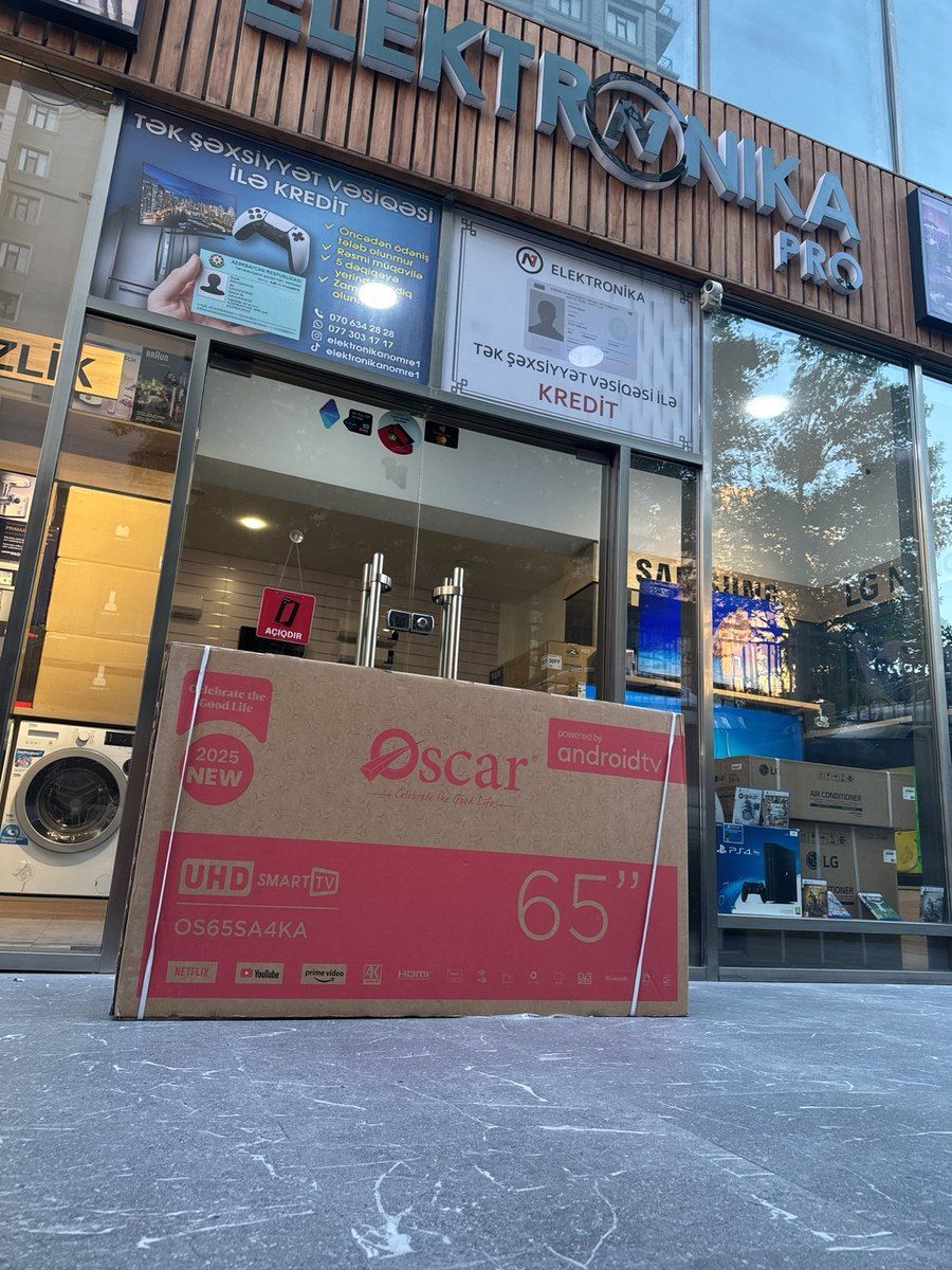 Televizor Oscar OS65QSW4K — TV və Video, Bakı (6)