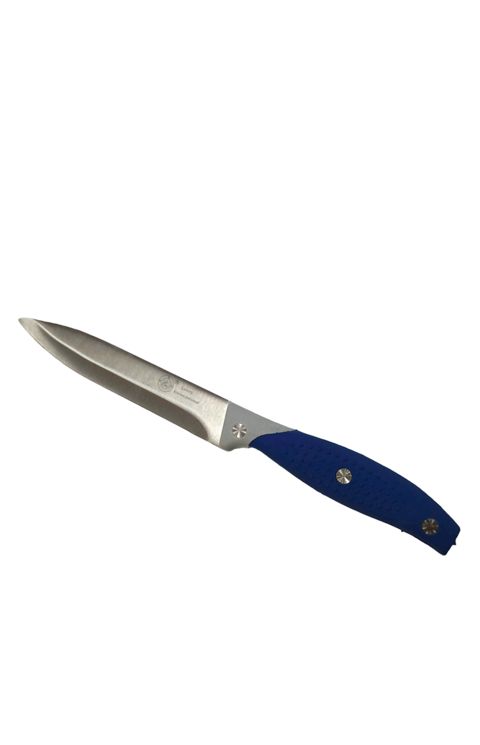 Bıçaq silikon tutacaqlı Luxury, mavi, 23 sm — Bakı