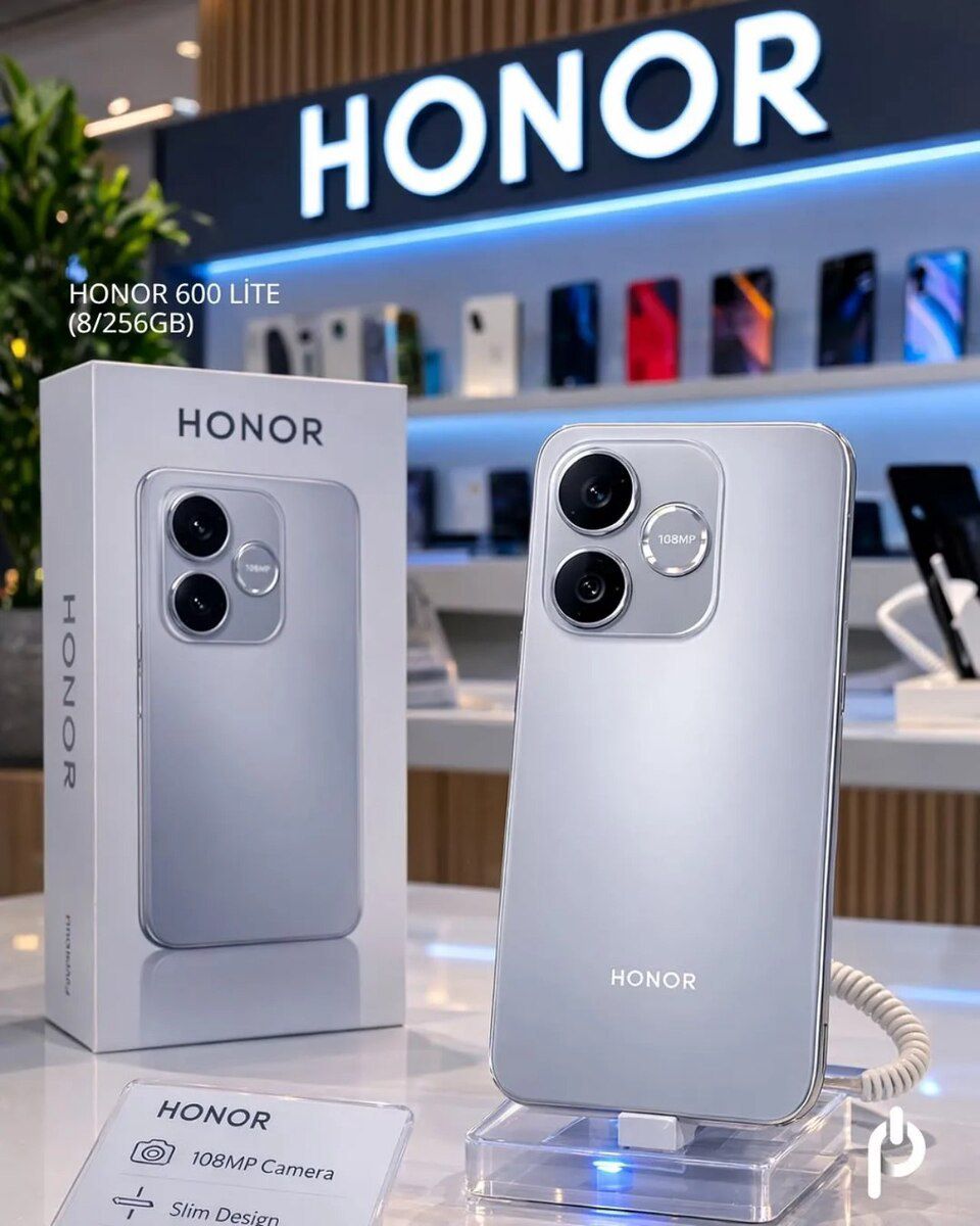 Honor 600 Lite Velvet Grey 256GB/8GB — Smartfonlar, Bakı