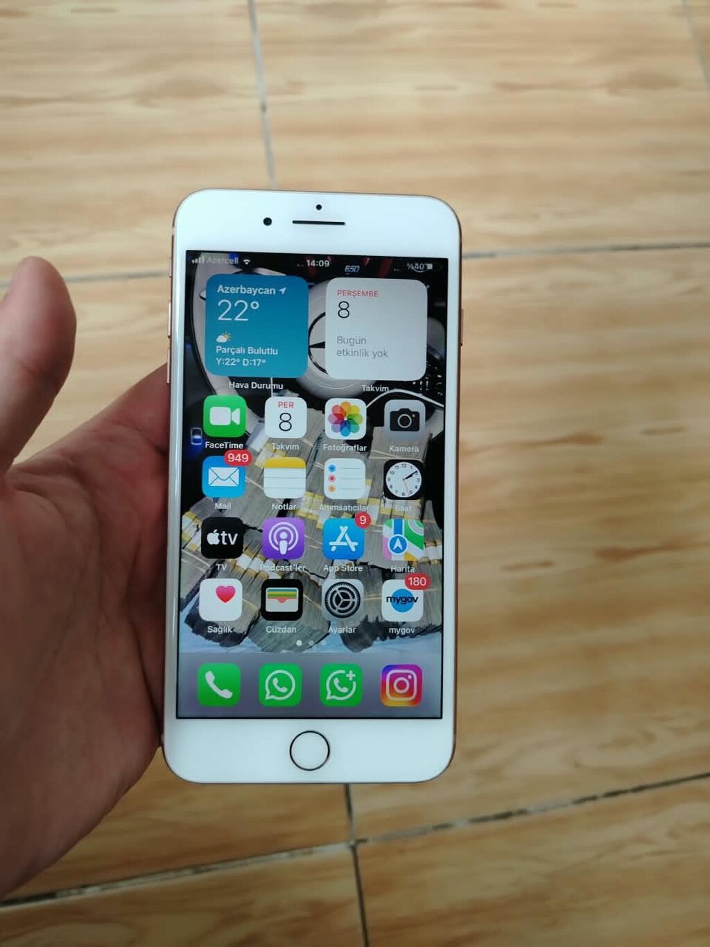 IPhone 8 Plus, 64 GB, Qızılı — Apple iPhone, Masazır (3)