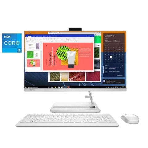 Lenovo ıc aıo 3 24ITL6/ 23.8 FHD ıps/ i5-1135G7/ 8GB/ 256GB SSD/ Free d/usb km/ White — Kompüterlər və noutbuklar
