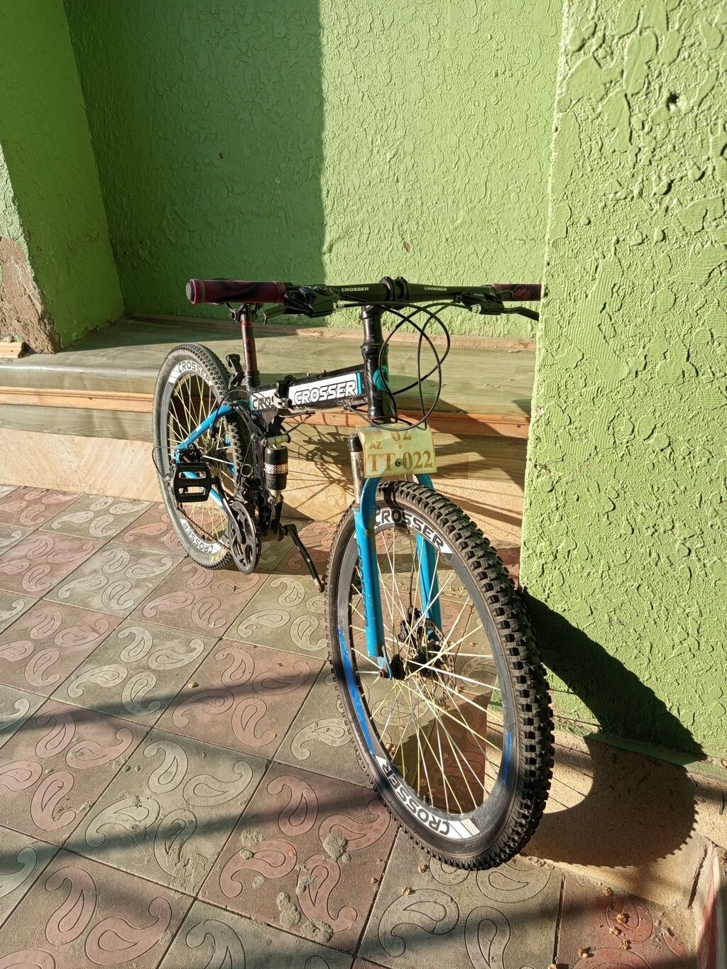 Krosser dağ velosipedi - Çərçivə: Krosser, amortizatorlu — Dağ velosipedləri, Masazır (5)