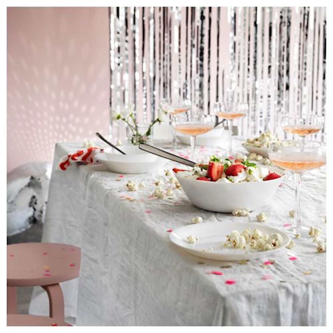Desert üçün boşqab IKEA Oftast, 19 sm, bərkidilmiş şüşə, ağ (603.189.39) — Mallar, Bakı (3)