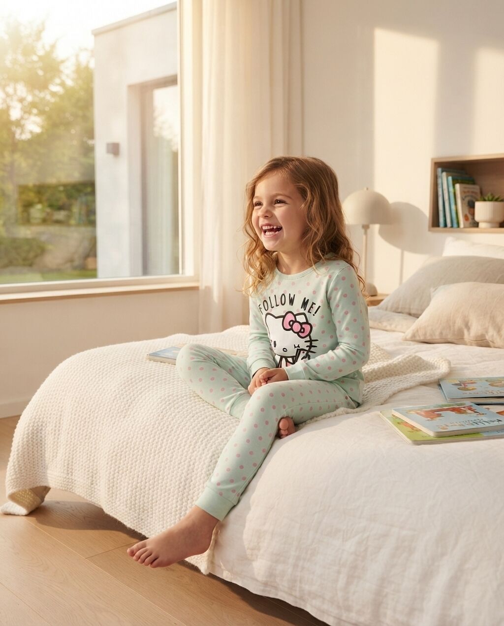 Lc waıkıkı hello kıtty pijama dəstində böyük endirim fürsəti (051) — Uşaq geyimi, Güzdək (3)