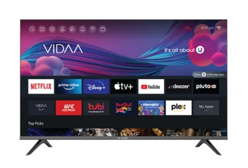 Taube 43" LED Smart TV – Vıdaa əməliyyat sistemi ilə - Ekran: 43 düym — Televizorlar, Mingəçevir (2)