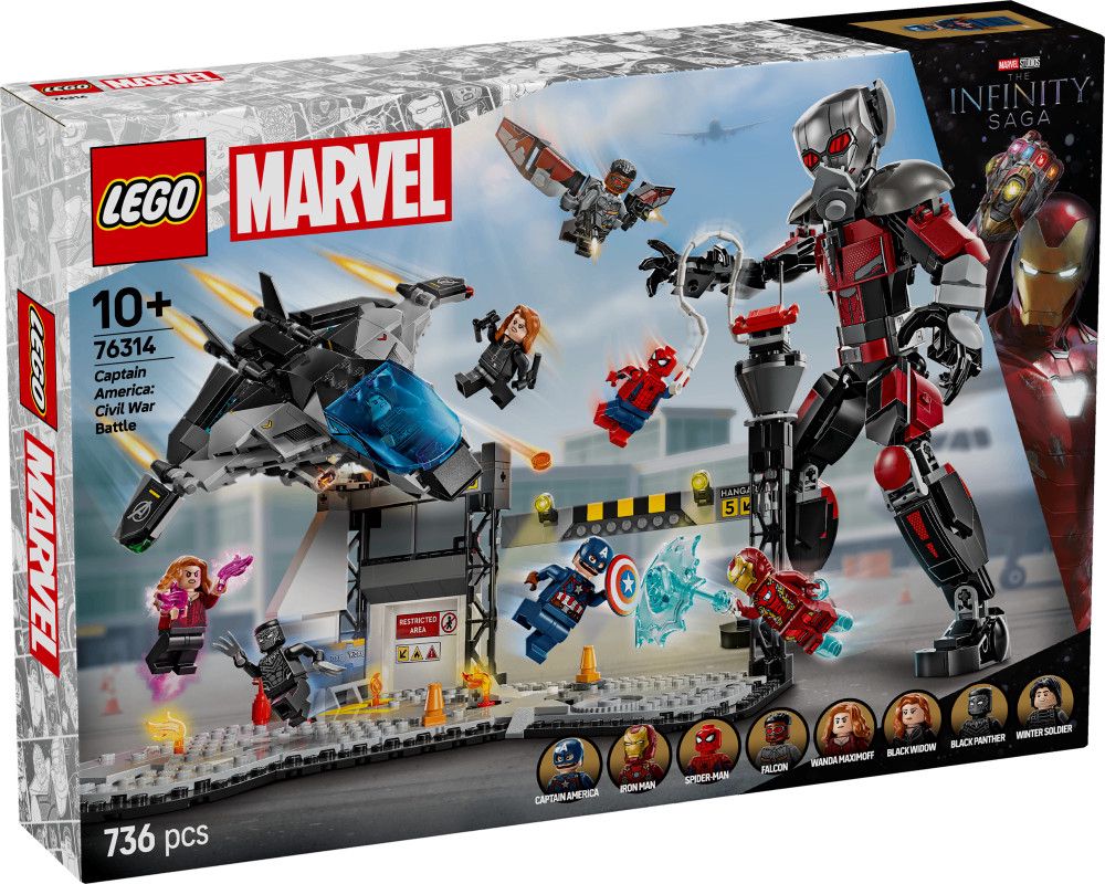Konstruktor Lego Marvel Captain America Civil War Battle 76314 — Mallar, Bakı (3)