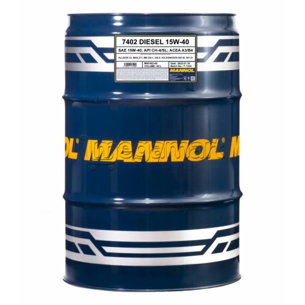 Mühərrik yağı Mannol 7204 Dıesel 15W-40 208L Special — Yağlar və texniki mayelər, Bakı