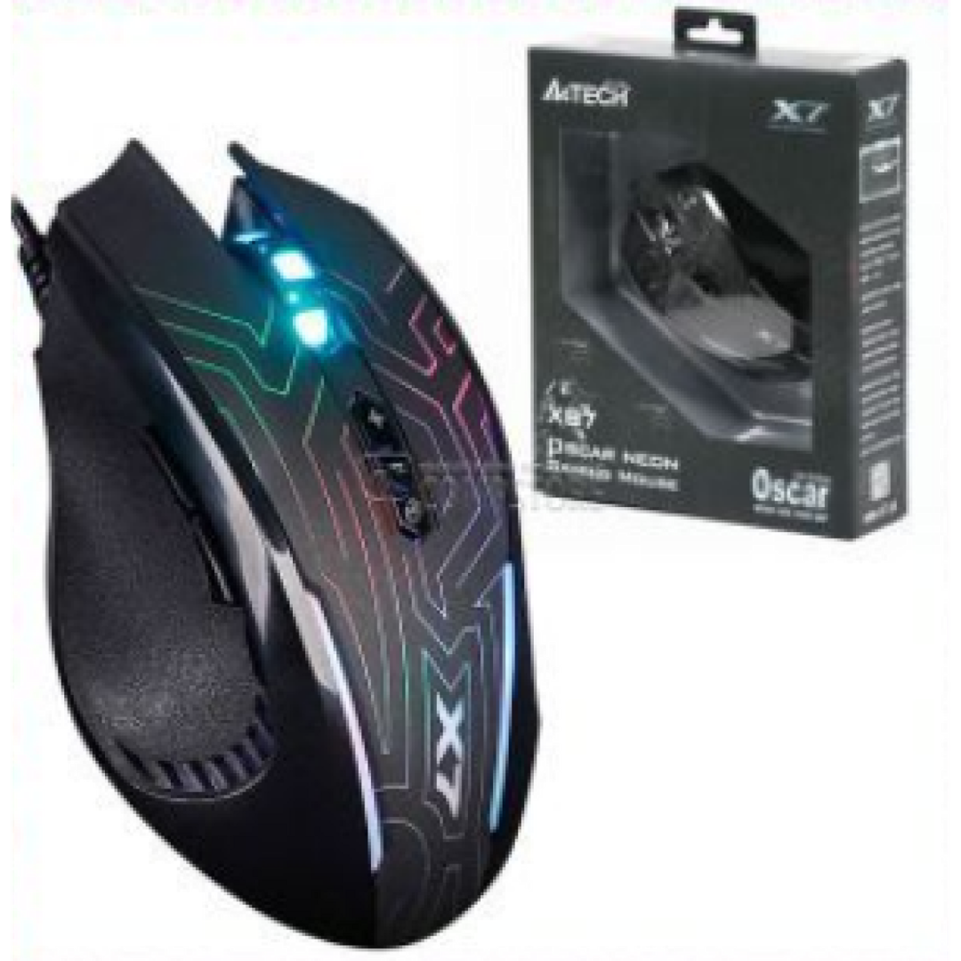 Siçan A4Tech X87 USB Black — Klaviaturalar və siçanlar, Bakı (2)