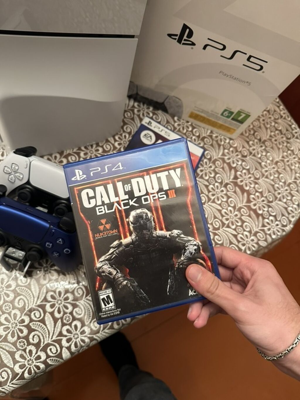 PlayStation 5 slim(Disk versiyası) oyun seti Tək-Tək Və Ya 1 — Oyun konsolları, Gəncə (4)