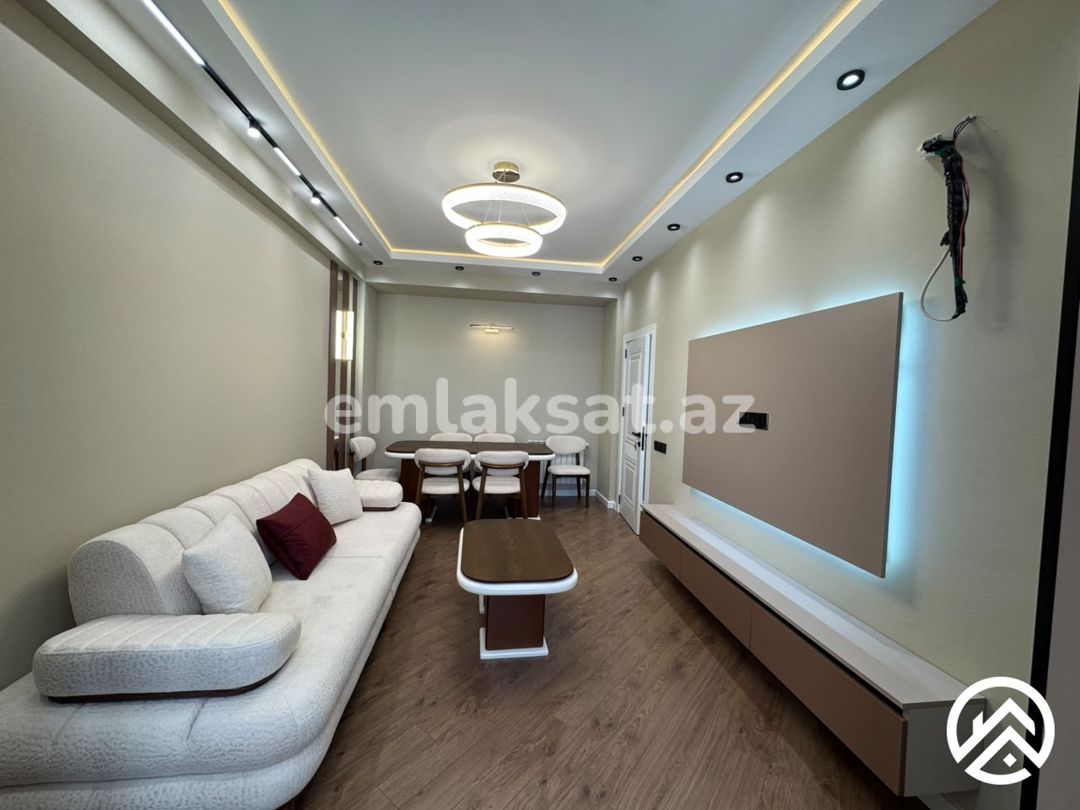 Satılır 3 otaq yeni tikili 82 m², Həzi Aslanov metrosu — Mənzil, Bakı (4)