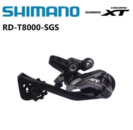 Velosiped üçün arxa ötürücü Shimano Deore XT Trekking RD-T8000, 10 sürət, Shadow RD, Uzun SGS, Qara - bikesport_49 — Mallar, Bakı