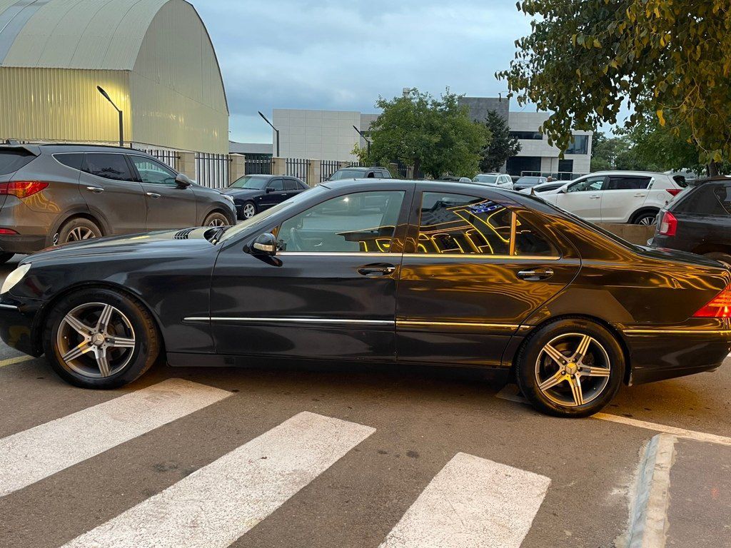 Mercedes S 320, 3.2 L, 2002 il, 483 000 km — Avtomobillər, Bakı (7)