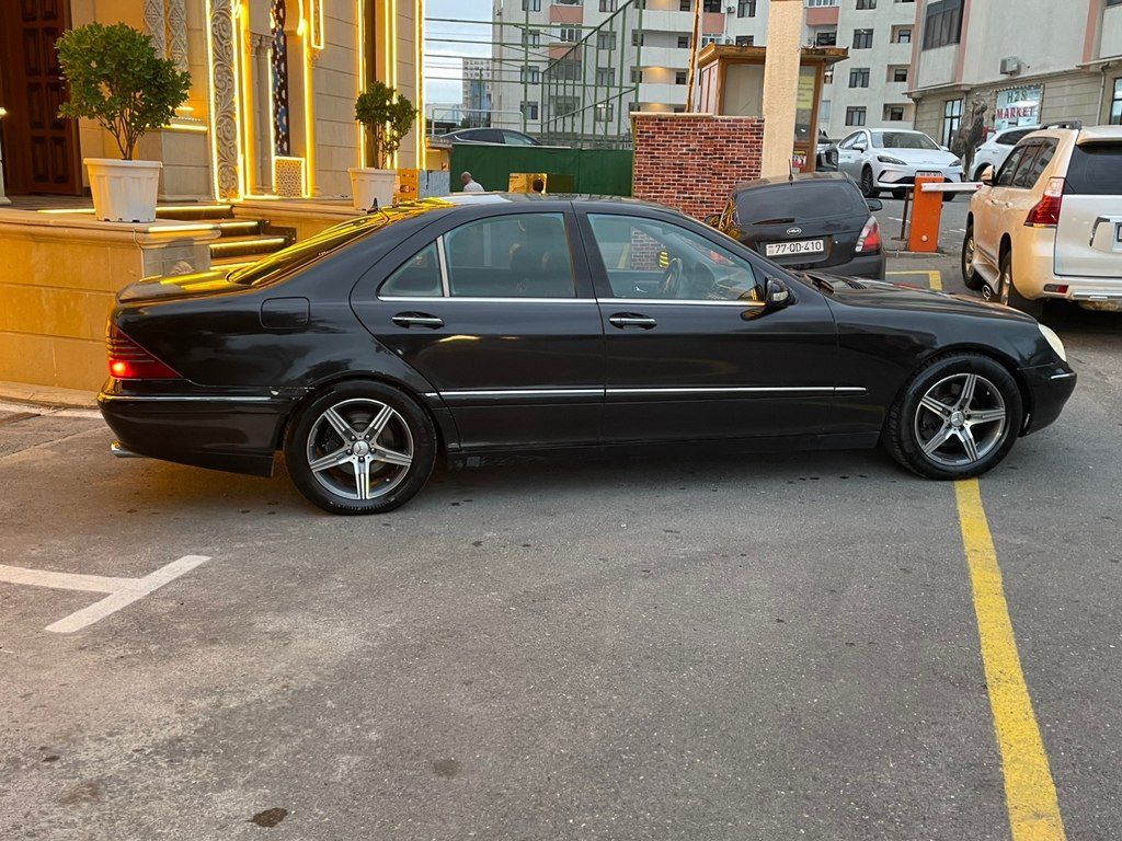Mercedes S 320, 3.2 L, 2002 il, 483 000 km — Avtomobillər, Bakı (6)