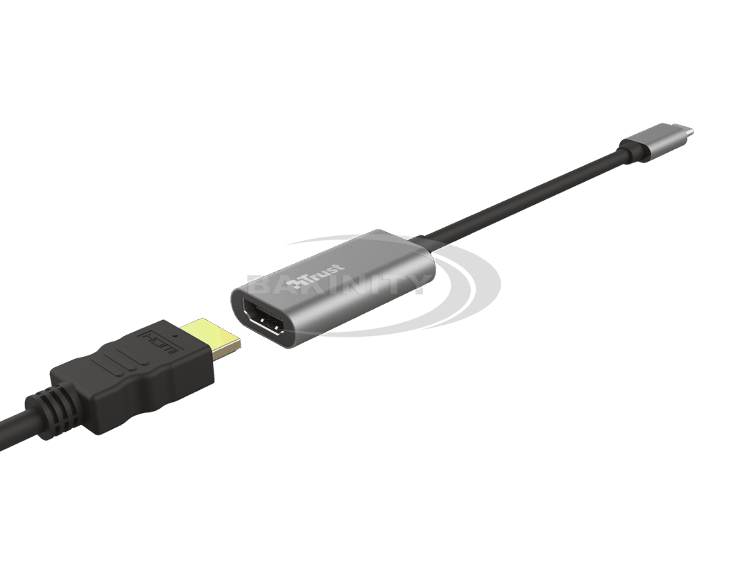 Trust dalyx usb-c HDMI adapter (23774) — Kompüterlər və noutbuklar, Bakı (2)