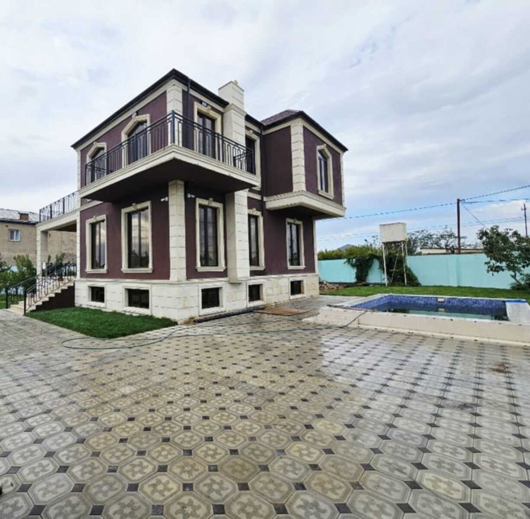Satılır 11 otaqlı həyət evi/bağ evi 450 m² — Ev, villa, Bakı (3)