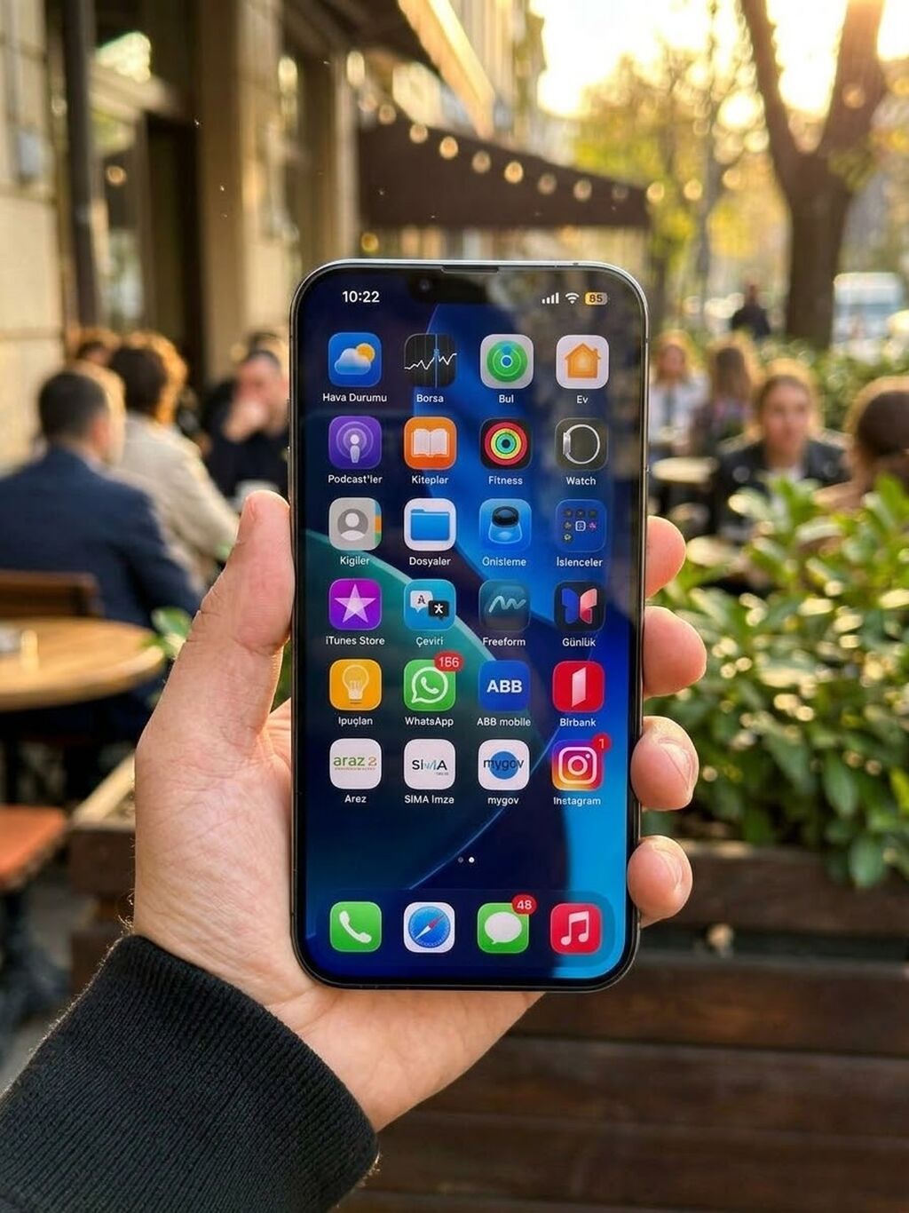 IPhone 13 Pro Max, 256 GB, Graphite, Simsiz şarj, Face ID — Apple iPhone, Bakı