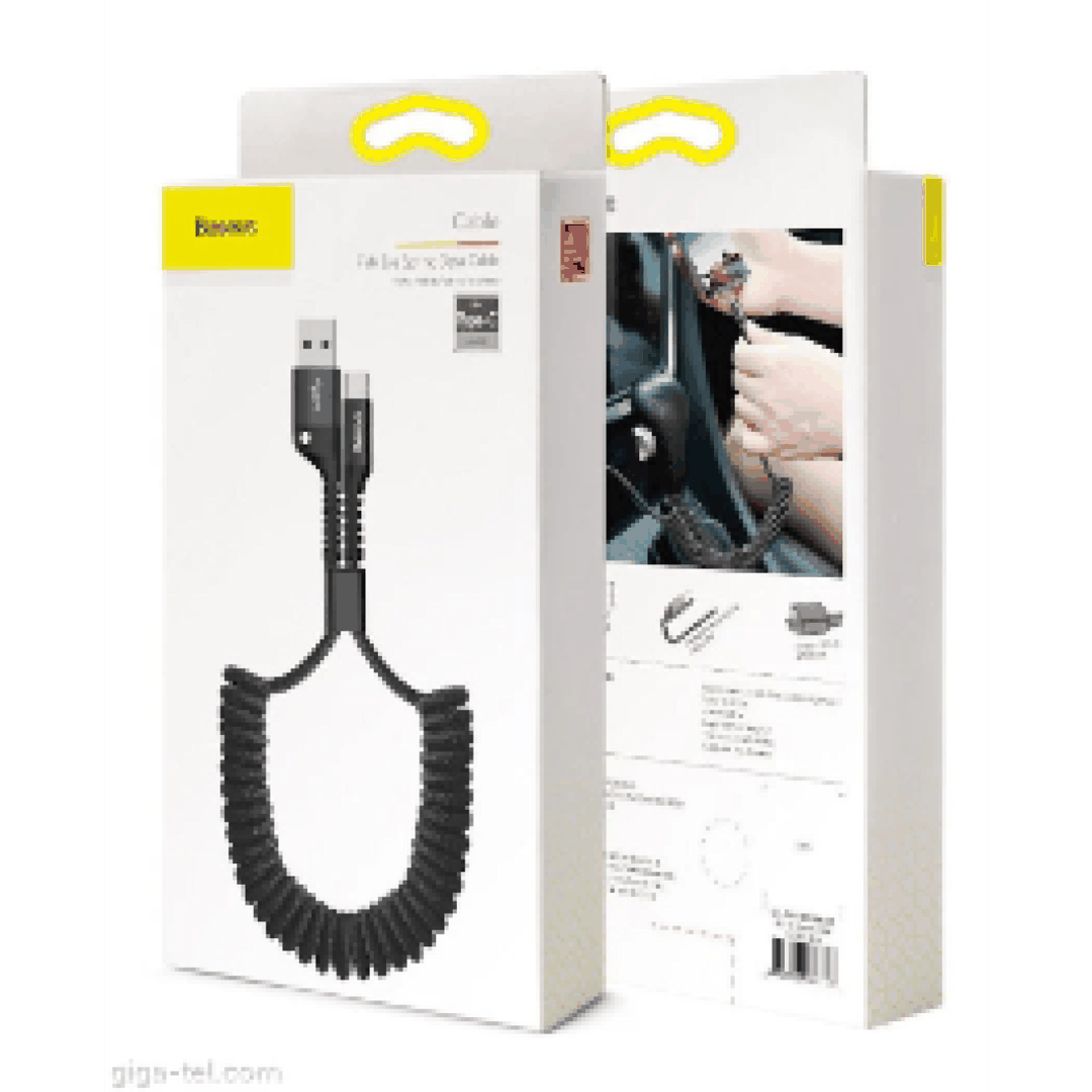 Kabel USB Baseus Fish-eye Spring Cable (CALSR-01) — Telefonlar və qadjetlər, Bakı (3)