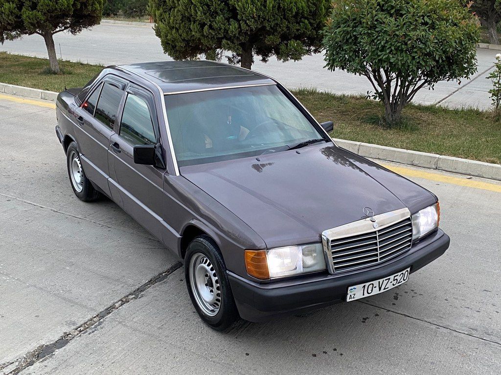 Mercedes 190, 2.0 L, 1990 il, 275 000 km 10-VZ-520 — Avtomobillər, Bakı (5)