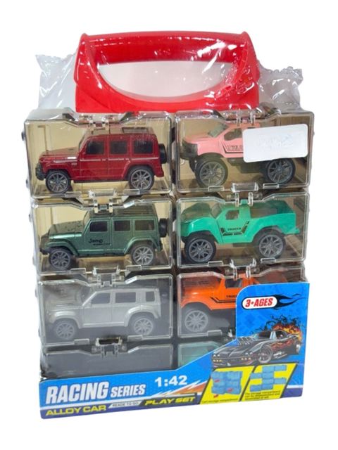 Oyuncaq maşın dəsti Alloy Car Racing Garage, 8 əd, 3+ yaş — Bakı