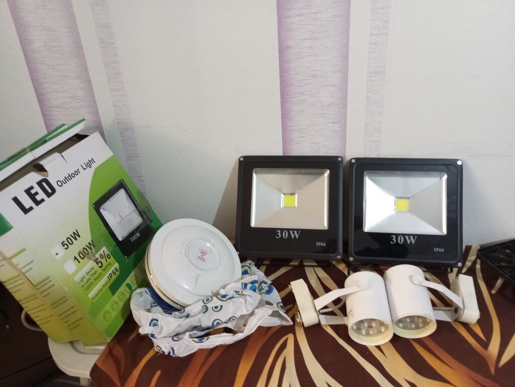LED işıqlandırma dəsti - 2 ədəd proyektor tipli LED fənər – 30W, IP66 — Proyektor, Bakı