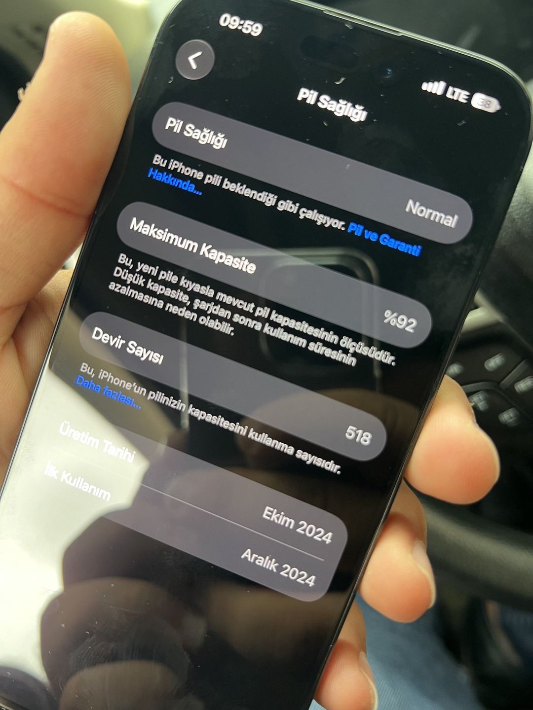 Apple iPhone 16 Pro Black Titanium 128GB/8GB — Smartfonlar, Bakı (5)