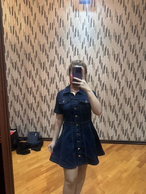Denim qısa don - Model: A-kesim, alt hissəsi ətək kimi açılan siluet — Bakı