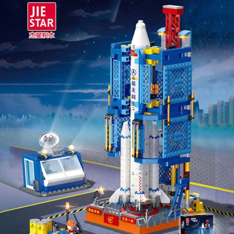 Construction JieStar 59011 Moc Technic Space Launch Center — Bakı