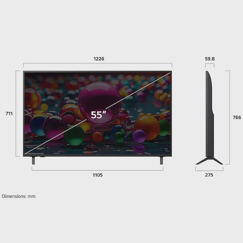 Televizor LG 55″ 55UA75009LA.AMCN — Televizorlar, Bakı (6)