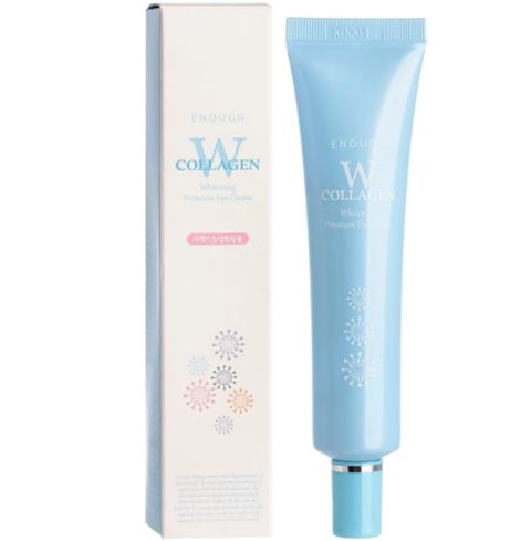 Göz ətrafı dərisi üçün krem Enough W Collagen Whitening Premium Eye Cream Ağardıcı kollagen ilə 30 ml — Bakı