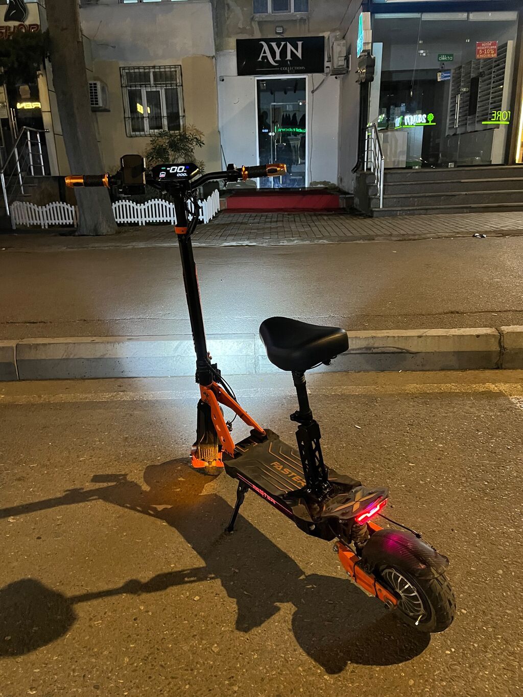Elektrik skuter – güclü və rahat şəhər nəqliyyatı 1200W arxa mator — Skuterlər, Bakı (2)