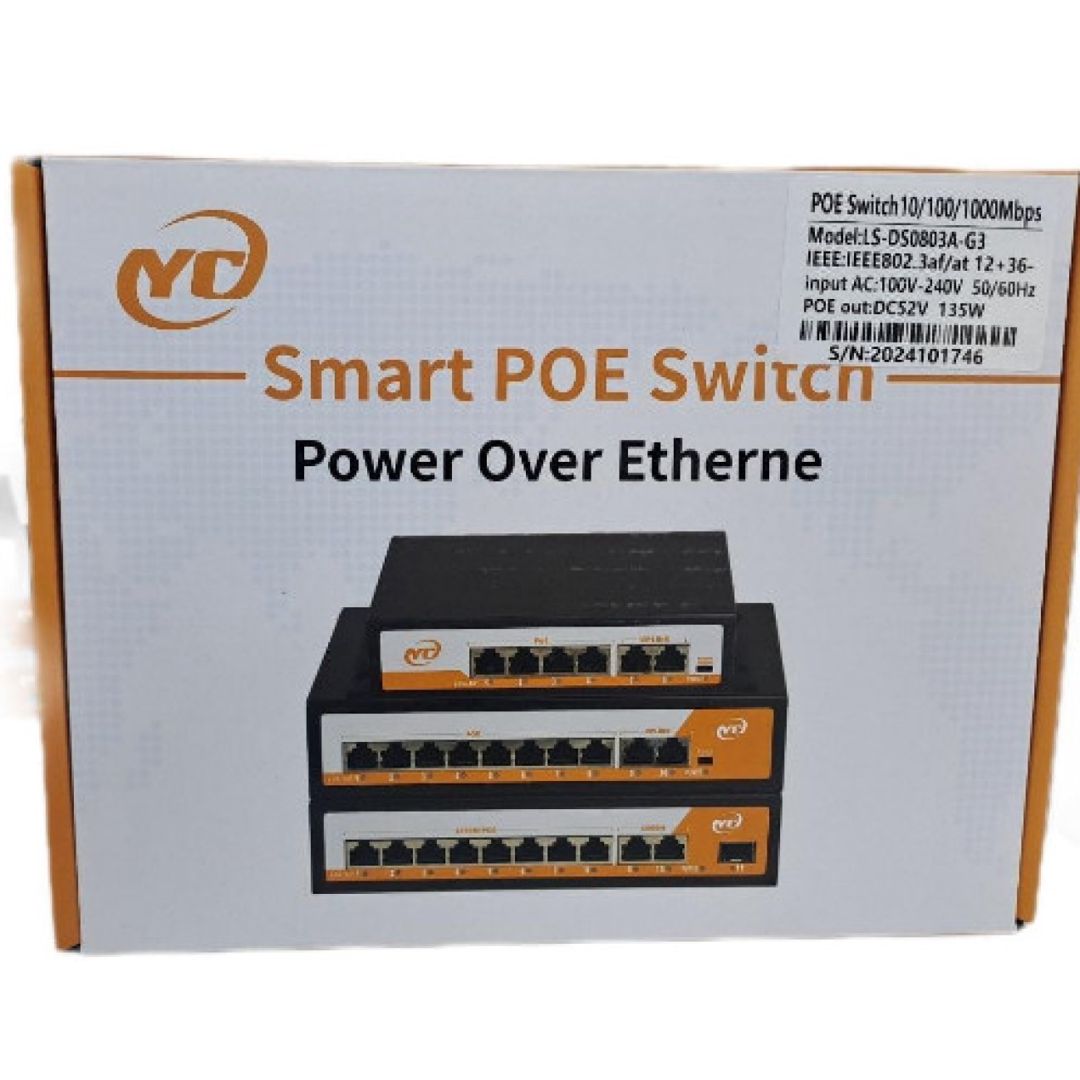 Smart POE switch LS-DS0803A-G3 — Kabelləri, adapterlər və keçidçilər, Bakı (2)