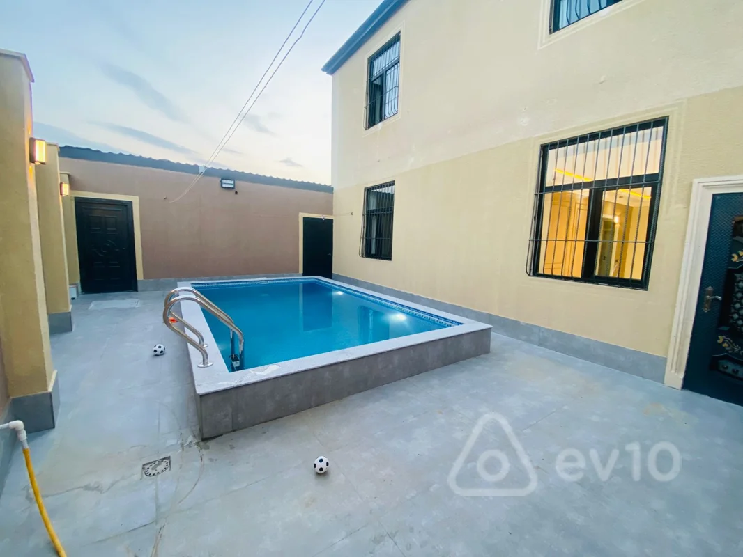 6 otaqlı həyət evi, 300 m², Saray qəs — Ev, villa, Bakı (9)