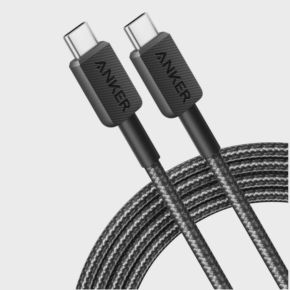 Kabel Anker 322 Usb-c to Usb-c Cable (10FT Braided) Black — Smartfon üçün kabelləri və keçidçilər, Bakı