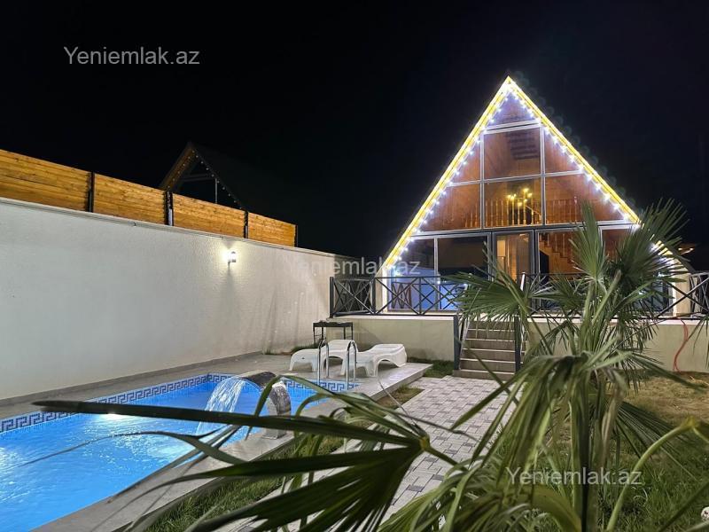 Günlük 3 otaqlı Həyət evi / Villa, 70 m², Qəbələ — Ev, villa, Qəbələ (4)