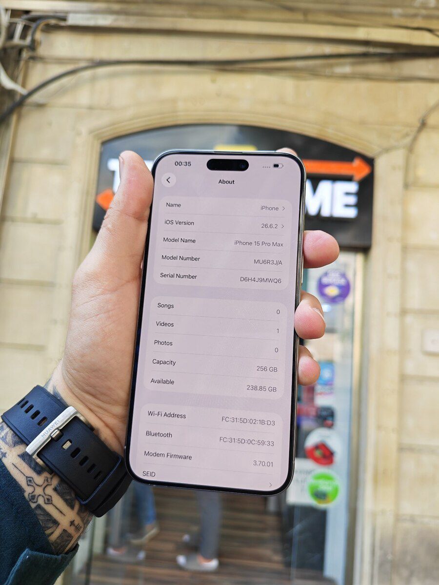Apple iPhone 15 Pro Max Natural Titanium 256GB/8GB — Smartfonlar, Bakı (2)